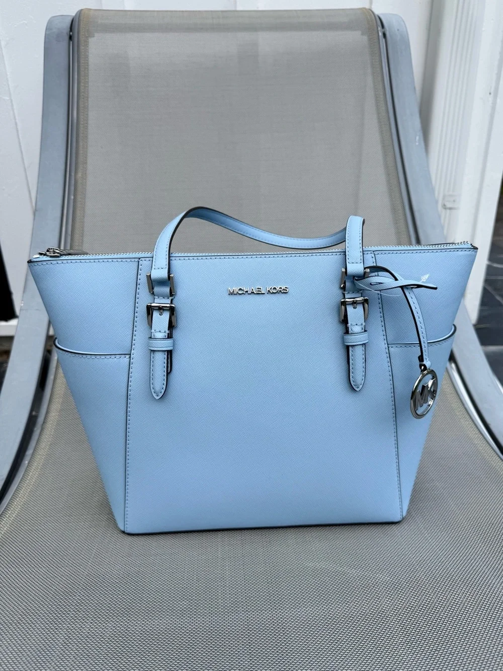 Michael Kors Charlotte Large Leather Bag